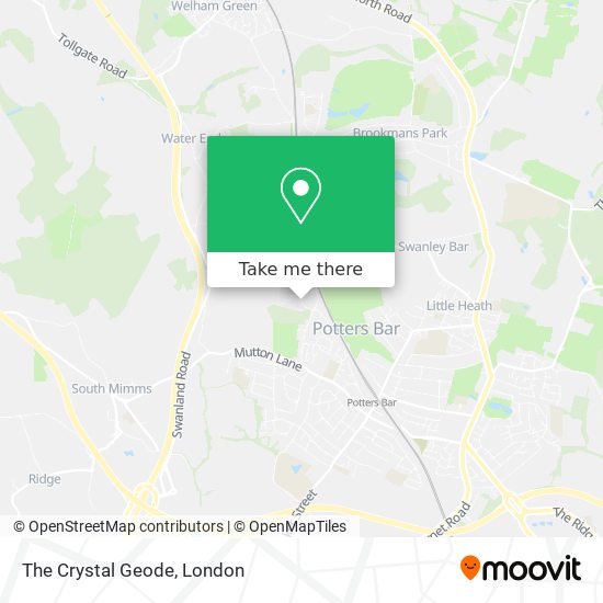 The Crystal Geode map