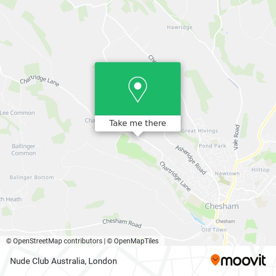 Nude Club Australia map
