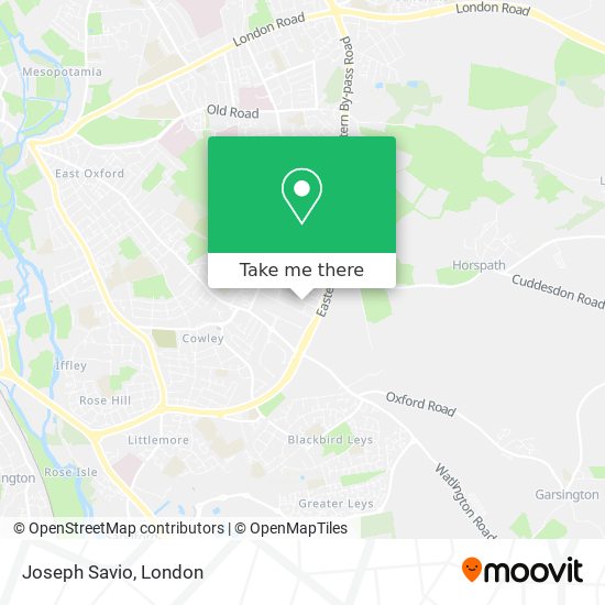 Joseph Savio map