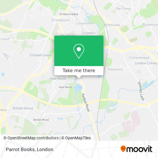 Parrot Books map
