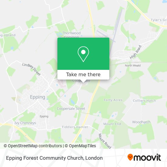 Epping Forest Community Church map