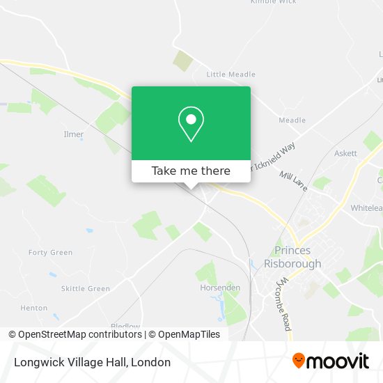 Longwick Village Hall map