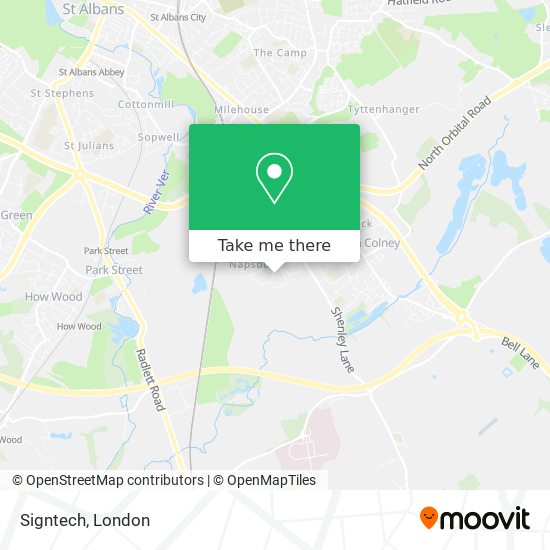 Signtech map