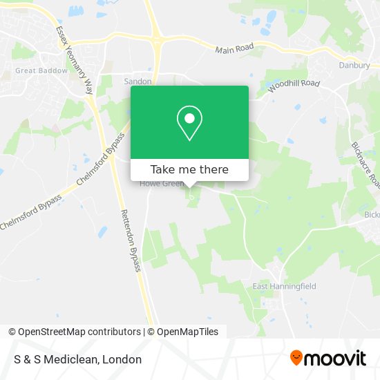 S & S Mediclean map