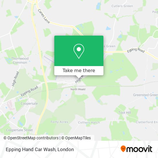 Epping Hand Car Wash map