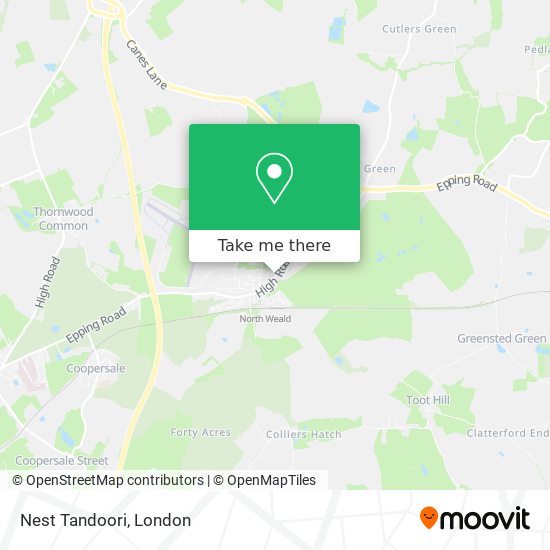 Nest Tandoori map