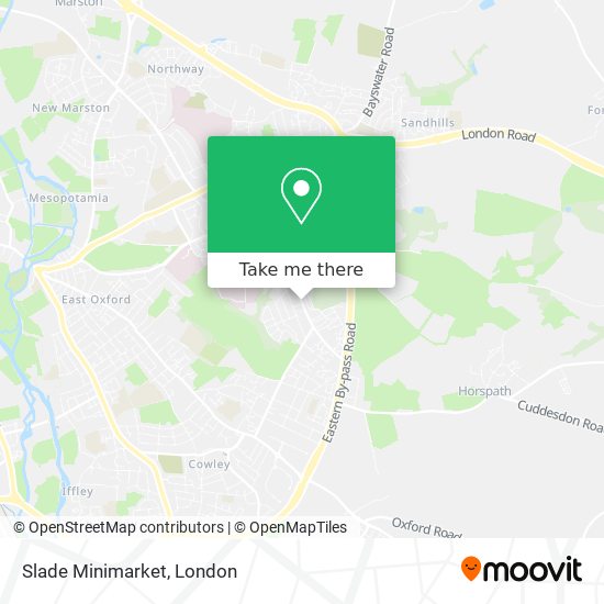 Slade Minimarket map