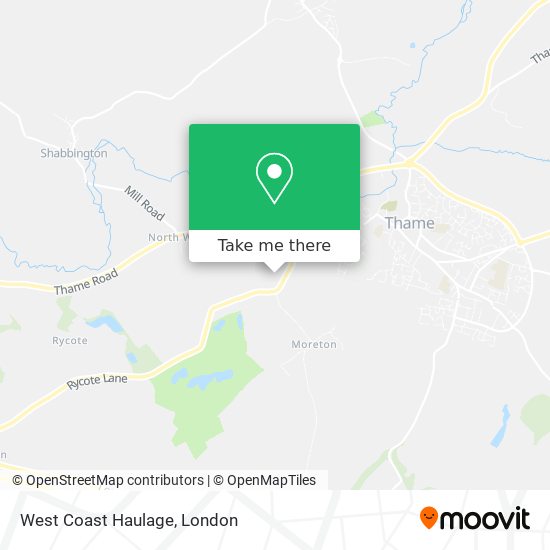 West Coast Haulage map