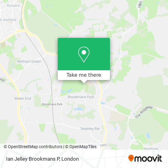 Ian Jelley Brookmans P map