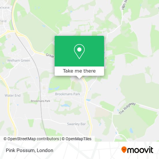 Pink Possum map