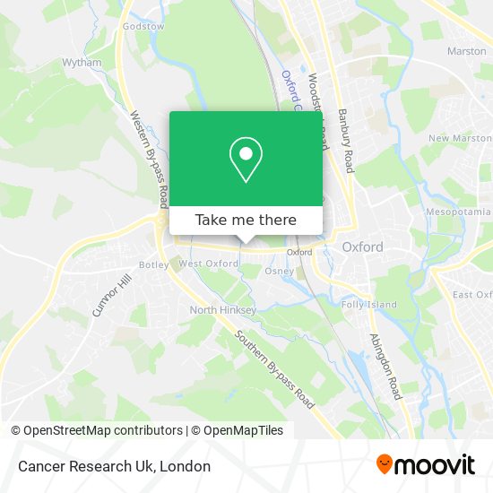 Cancer Research Uk map