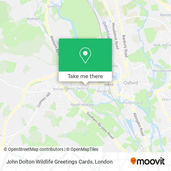 John Dolton Wildlife Greetings Cards map