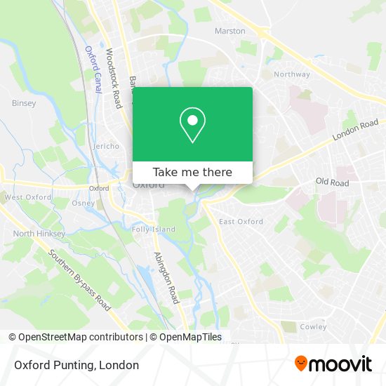 Oxford Punting map