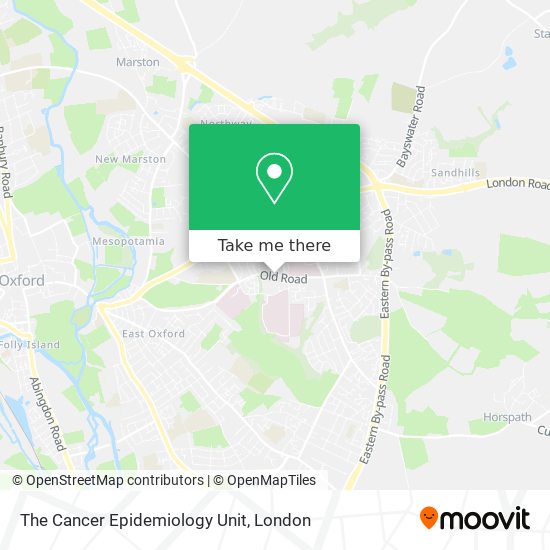 The Cancer Epidemiology Unit map