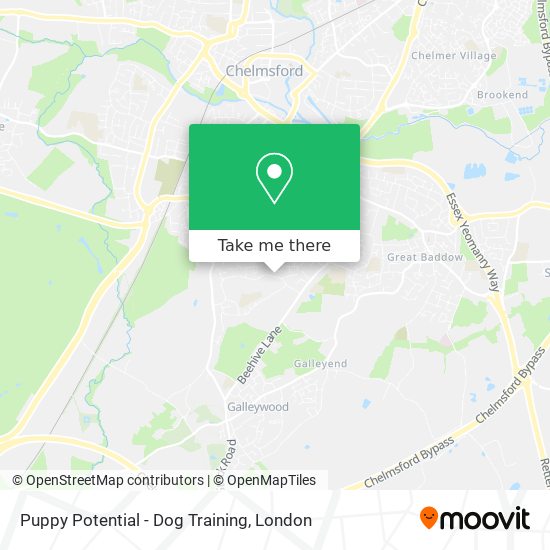 Puppy Potential - Dog Training map