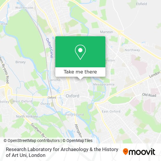 Research Laboratory for Archaeology & the History of Art Uni map