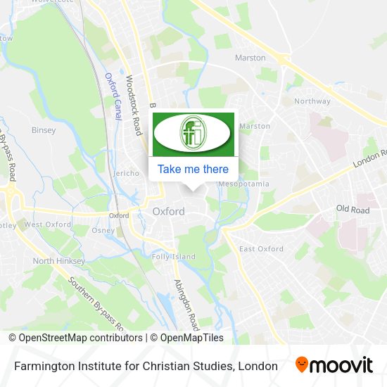 Farmington Institute for Christian Studies map