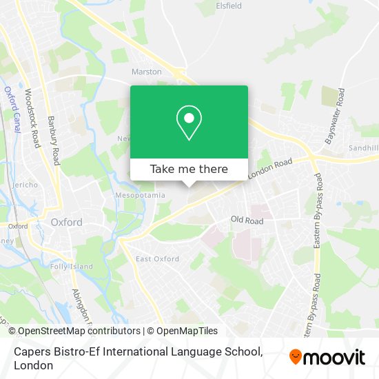 Capers Bistro-Ef International Language School map