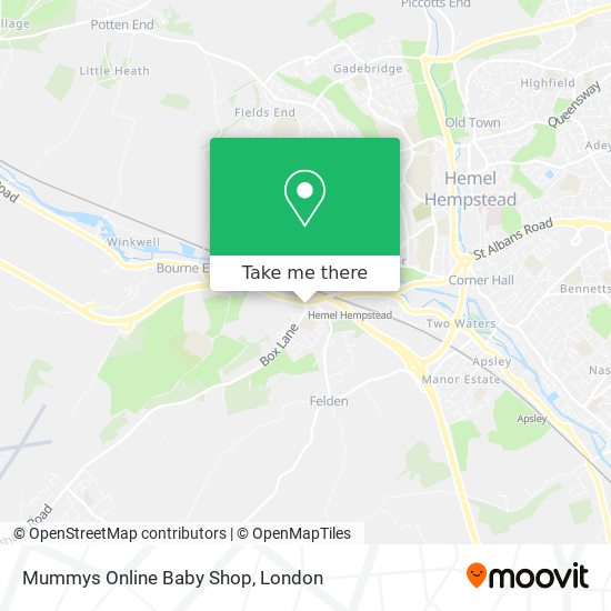 Mummys Online Baby Shop map