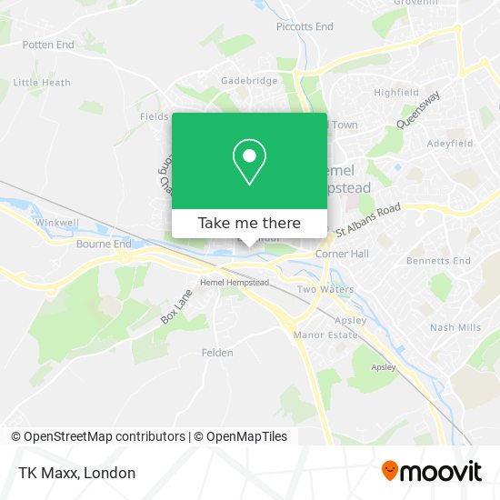 TK Maxx map