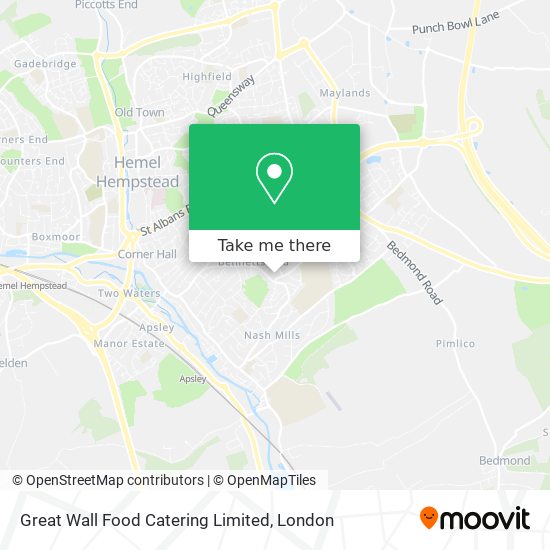 Great Wall Food Catering Limited map