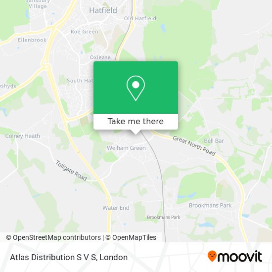 Atlas Distribution S V S map