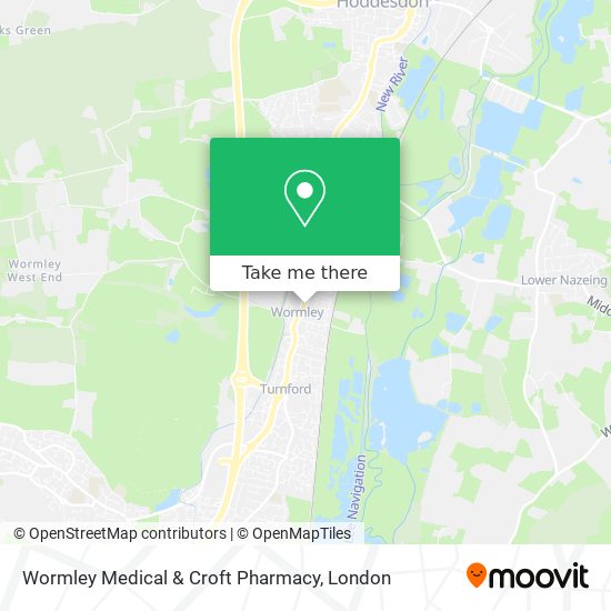 Wormley Medical & Croft Pharmacy map