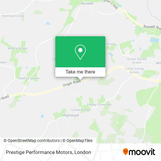 Prestige Performance Motors map