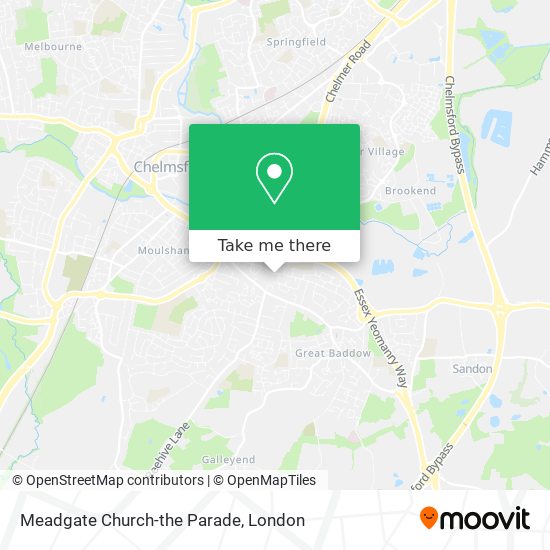 Meadgate Church-the Parade map