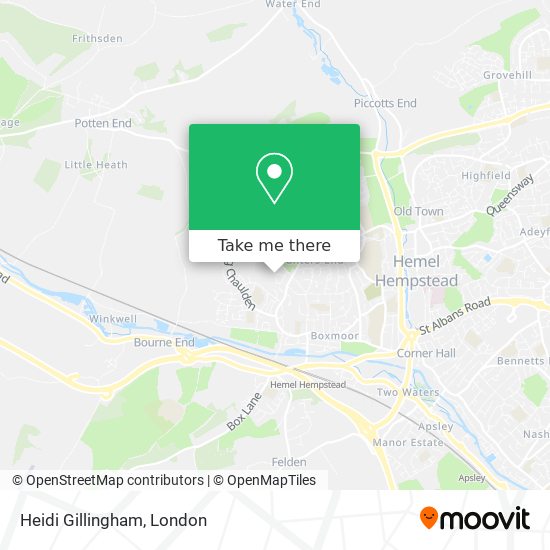 Heidi Gillingham map