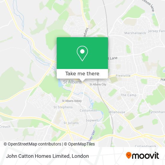 John Catton Homes Limited map