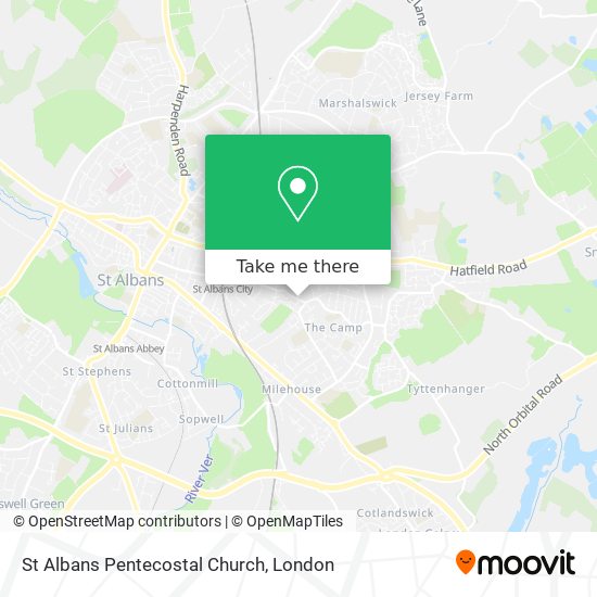 St Albans Pentecostal Church map