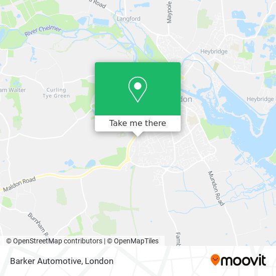 Barker Automotive map
