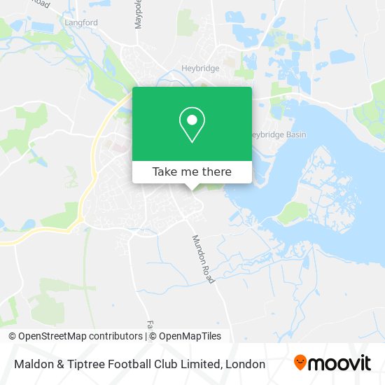 Maldon & Tiptree Football Club Limited map