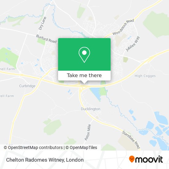 Chelton Radomes Witney map