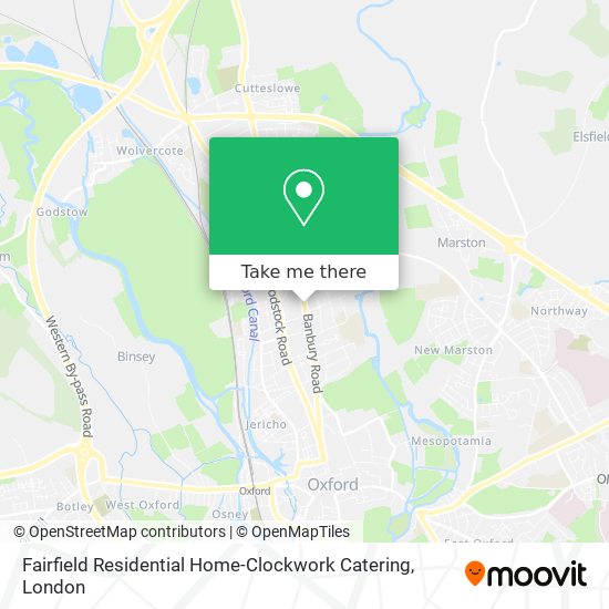 Fairfield Residential Home-Clockwork Catering map