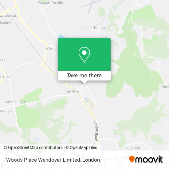 Woods Place Wendover Limited map