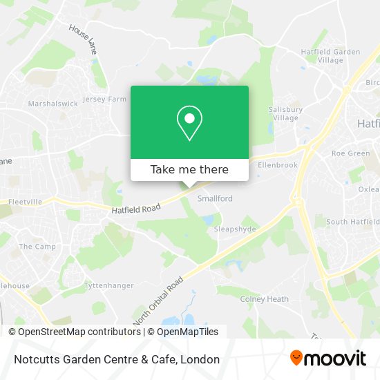 Notcutts Garden Centre & Cafe map