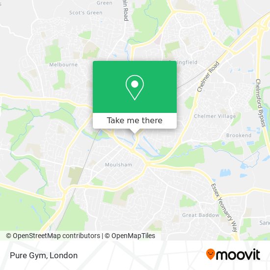 Pure Gym map