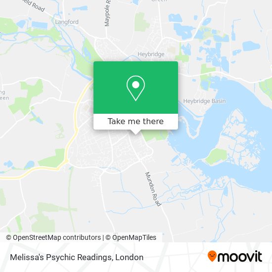 Melissa's Psychic Readings map