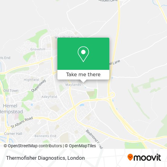 Thermofisher Diagnostics map