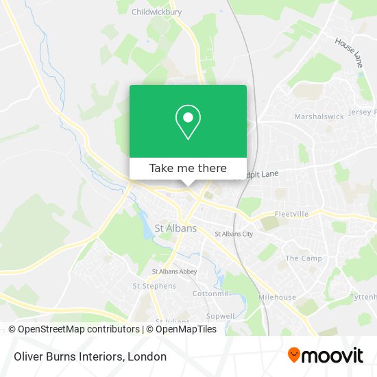 Oliver Burns Interiors map