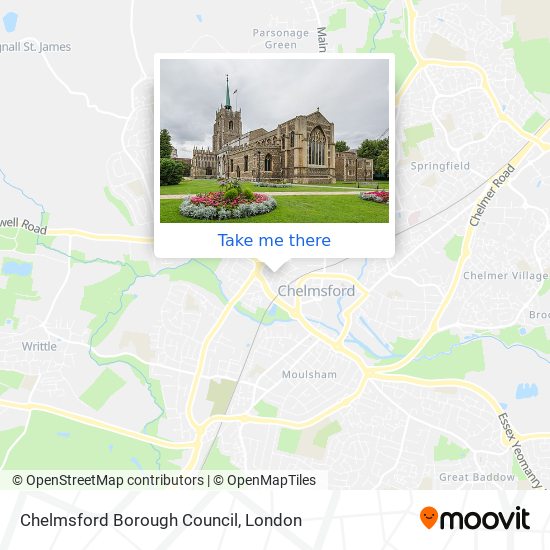 Chelmsford Borough Council map