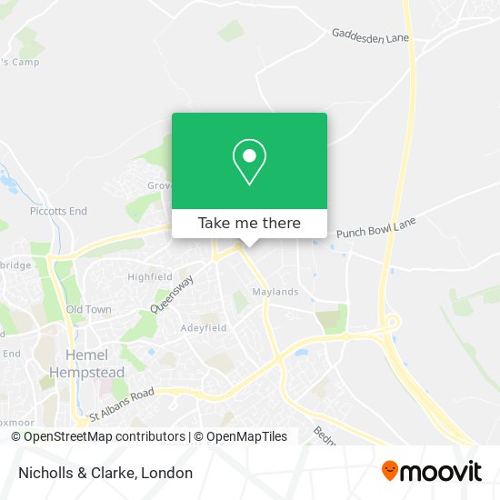 Nicholls & Clarke map