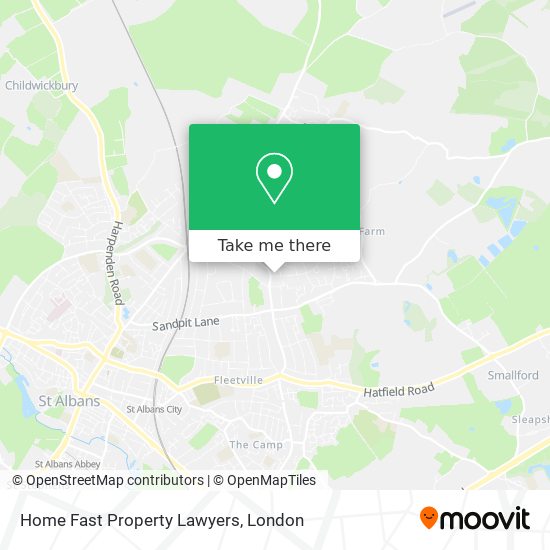 Home Fast Property Lawyers map