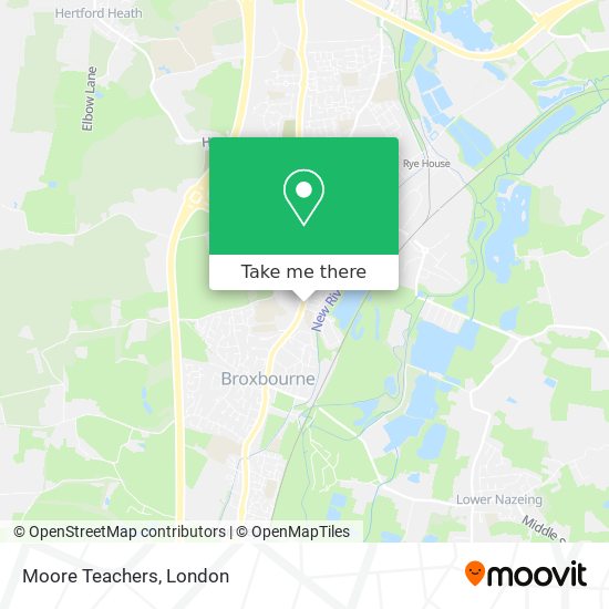 Moore Teachers map