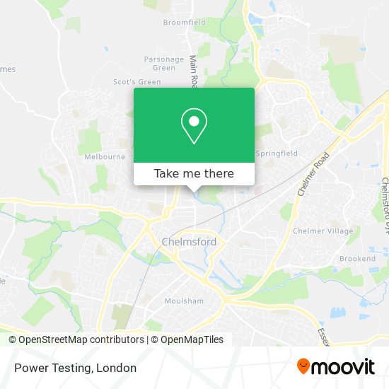 Power Testing map