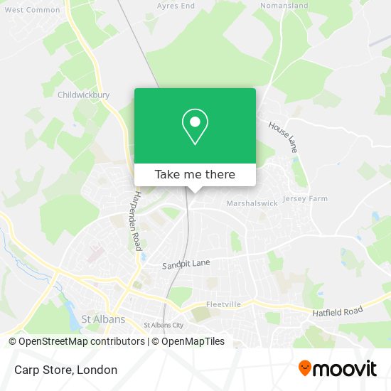 Carp Store map