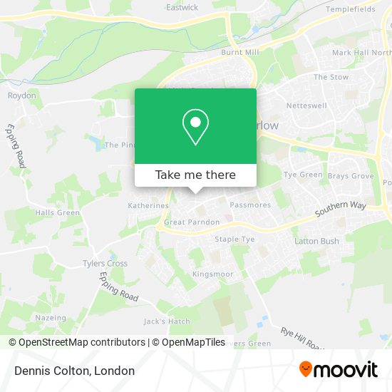 Dennis Colton map