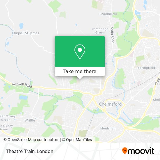 Theatre Train map
